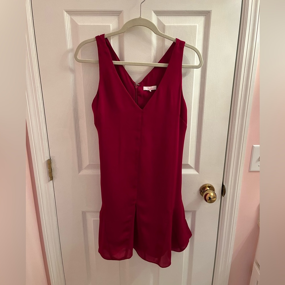 Parker Magenta mini dress, size small